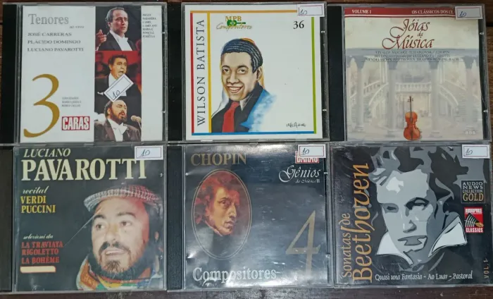 6 CD's por 60 reais!