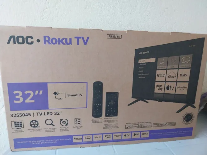 Tv 32' nova e na caixa (nunca aberta)