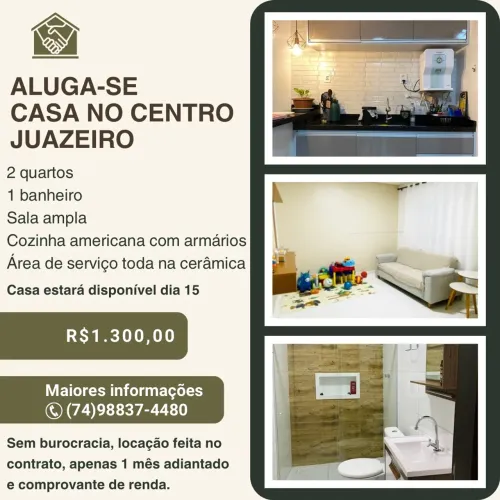 ALUGO CASA CENTRO JUAZEIRO