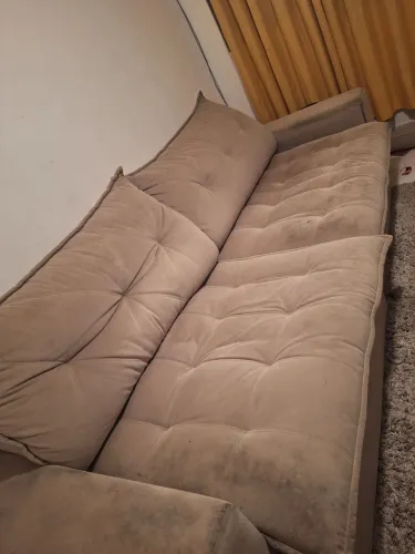 Sofá retrátil grande e super macio