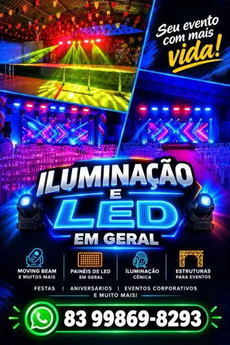 SOM, ILUMINAÇÃO E PAINÉIS DE LED PARA EVENTOS ? COBRIMOS QUALQUER OFERTA DA CONCORRÊNCIA!