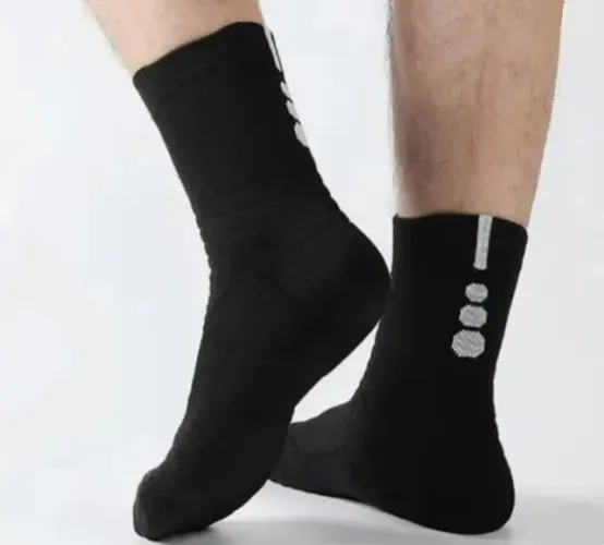 Meia Masculina Esportiva Compressão | Respirável Cano Curto 34 a 42