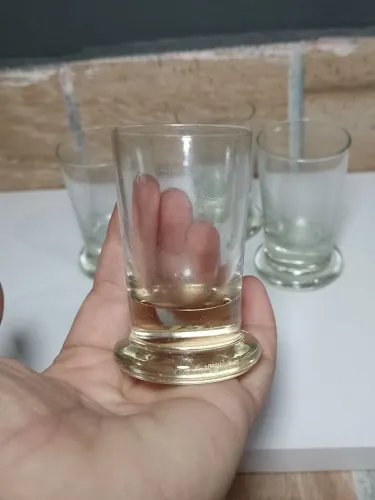 Jogo de 4 copos shot vidro 50ml dose