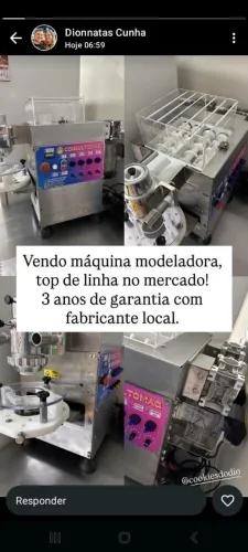 Máquina de salgados Maq Turbo 8.5 Max