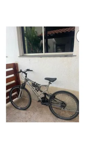 Bike Aro 26 Com Suspensão Dupla, 18 Marchas