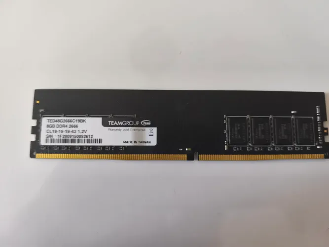 Memória RAM - 8gb DDR4 2666MHZ