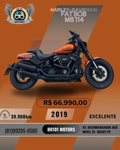 Fat Bob 2019 Motor M8 114