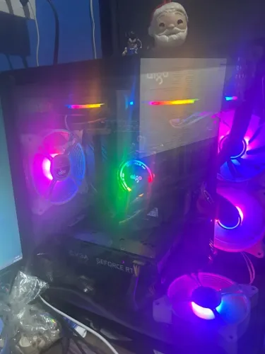 kit ryzen 5 5600x , placa mãe a520m plus 2 e um water cooler da aigo de 2 fãs
