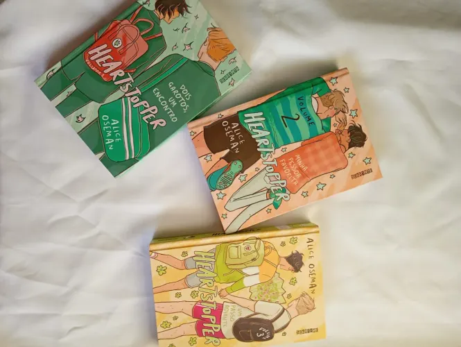 3 livros heatstopper