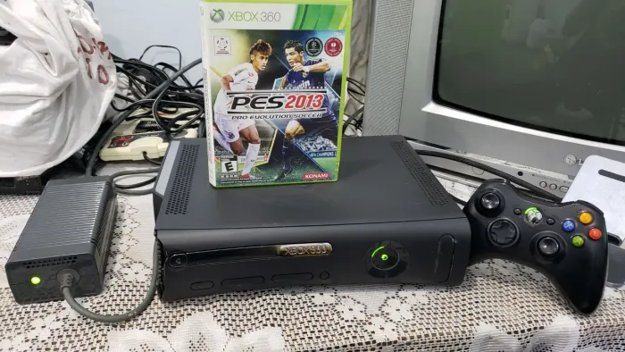 Xbox 360 Fat Elite Completo LT 