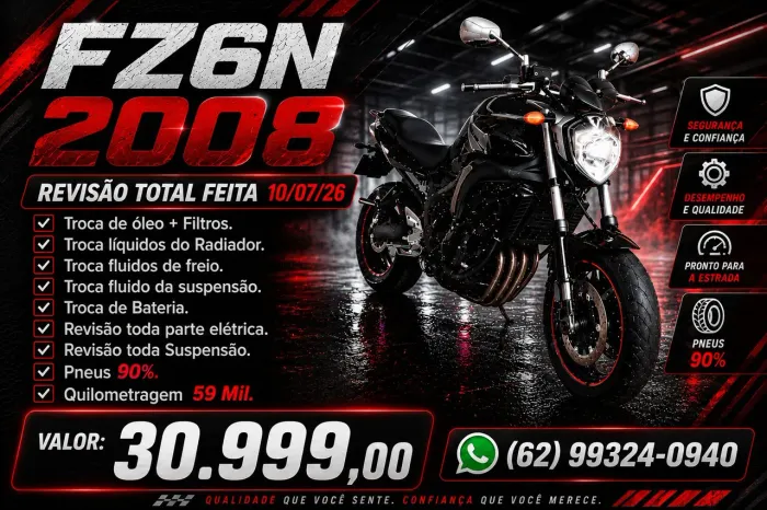Yamaha fazer 600cc - Fz6N