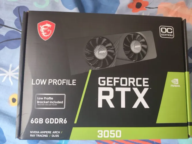 RTX 3050 low profile menos de uma semana de uso
