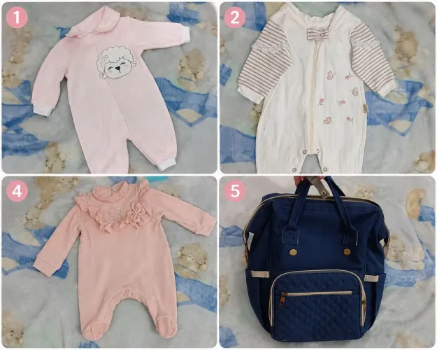Quase 100 peças de bebe menina