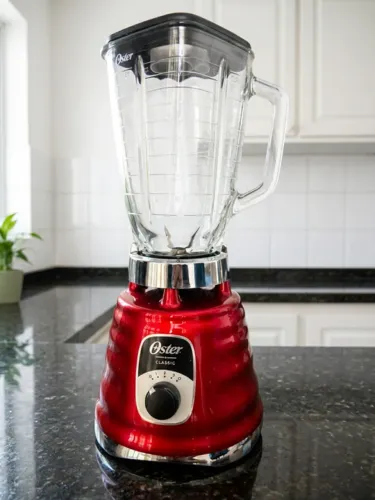 Liquidificador Oster New Osterizer Clássico, 1,25L, Vermelho, 700W