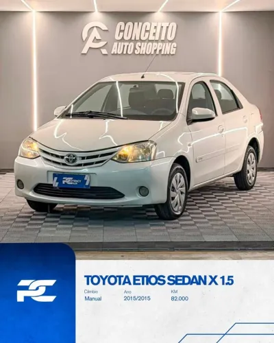 Toyota Etios X Sedan 1.5 Flex 16V 4P Mec. 2015
