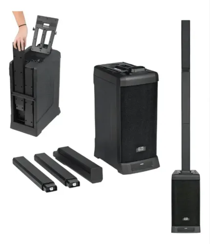 Caixa De Som Torre Az Audio Neo Pro 8 Preto 110v/220v