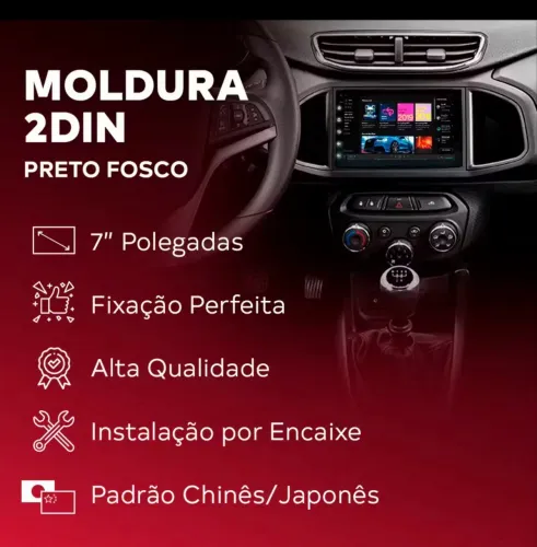 Kit Central Multimidia Android 7 Pol Onix 2013 14 15 2016 2017