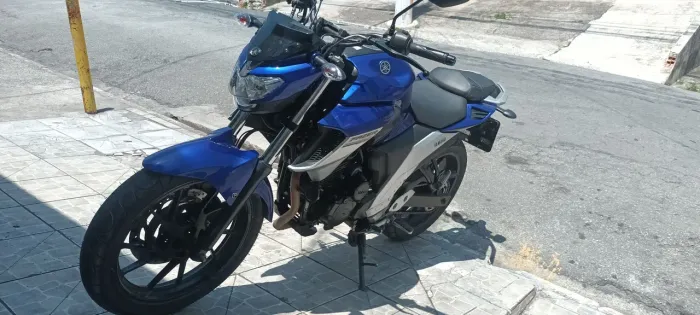 Fz25 2021 linda perfeita revisada pneus novos relação nova chama *