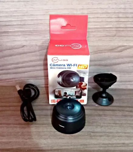 Mini Câmera Espiã Wifi Hd Segurança Sem Fio (Nova na Caixa)