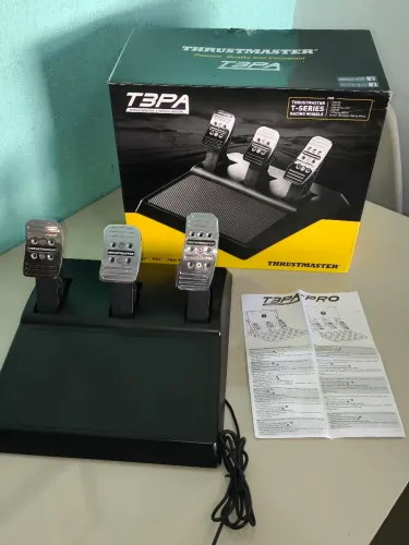 Pedal thrustmaster T3pa semi novo