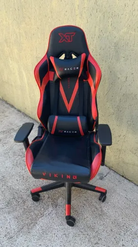 Cadeira Gamer Xt Racer Viking Couro Sintético