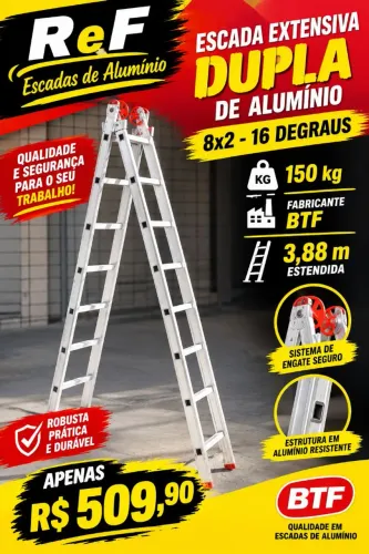 Escada Extensiva 7x2 e 8x2