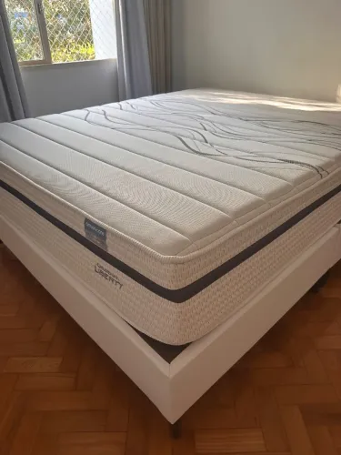 CONJUNTO CAMA E BOX ORTOBOM OCEANO + COLCHÃO - R$ 2.000
