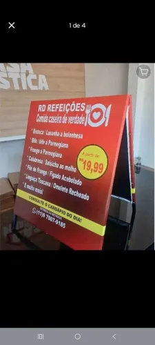 Placas e cavaletes tamanho sob medidas