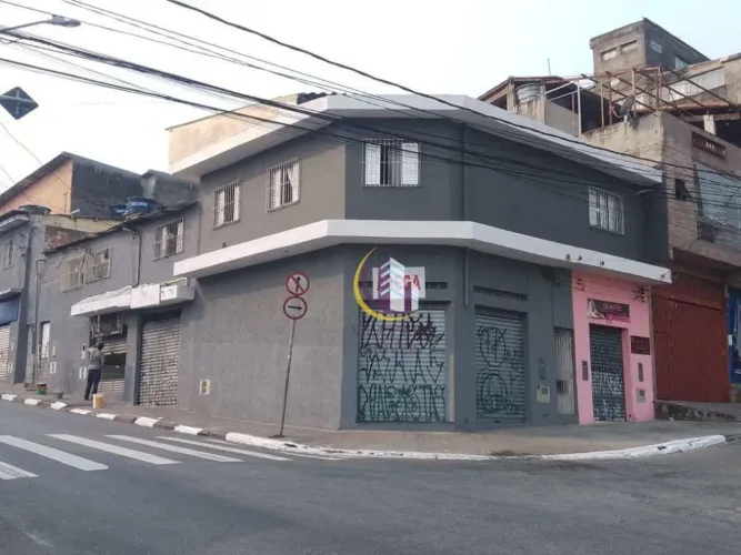 Prédio para renda, 500 m² área construída 05 Salões e 05 Casas - Santo Antônio - Osasco/SP
