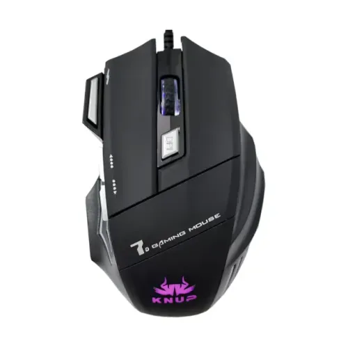 ? Mouse Gamer KNUP RGB 2400 DPI + Mousepad Grátis!