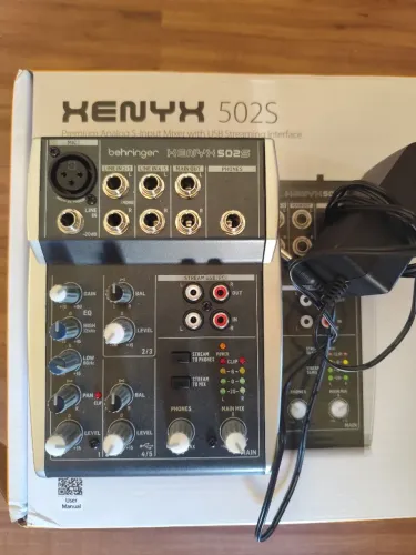 Mesa De Som Behringer Xenyx 502s Usb - Na Caixa (1 Mês De Uso)