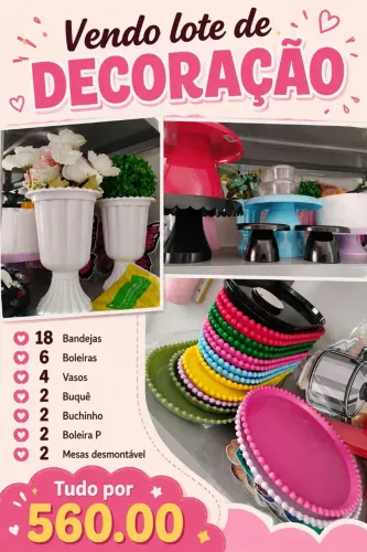 Lote de decoração
