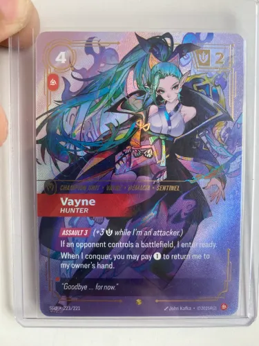 Vayne - Hunter 223/221 (Overnumbered) - Rift Bound