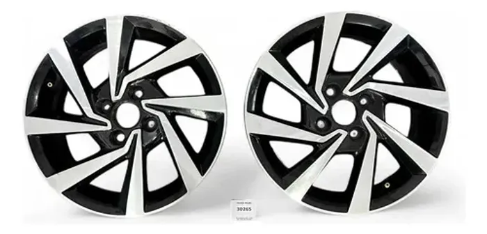 Par De Roda Aro 15 4x100 Vw Gol Saveiro Voyage Prateado