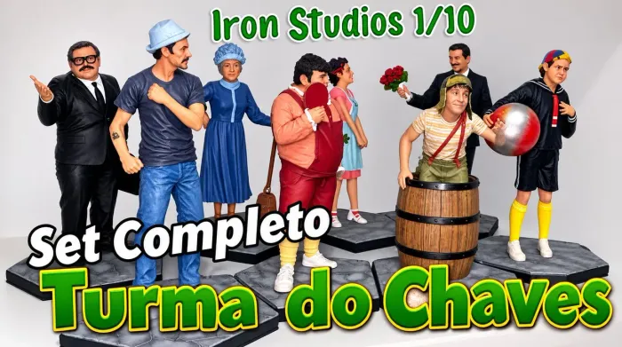 Set completo Chaves Iron Studios