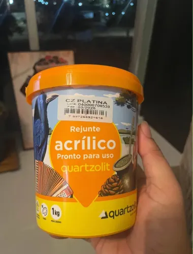 REJUNTE ACRÍLICO QUARTZOLIT 1KG - PRONTO PARA USAR