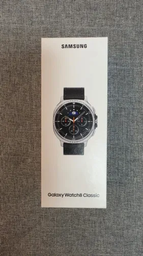 Smart Samsung Galaxy Watch8 Classic, Tela De Safira Preto