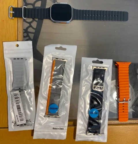 Apple Watch Ultra ? Caixa de titânio - 49 mm ? Pulseiras Diversas + Carregador