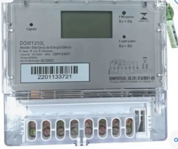 medidor de energia elétrica trifásico