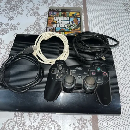 PS3 SUPER SLIM BEM NOVO