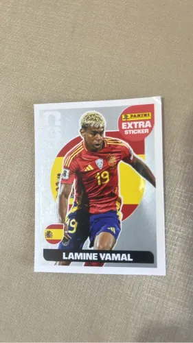 Figurinha stick extra lamine yamal 