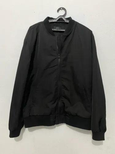 Jaqueta bomber bluesteel preta