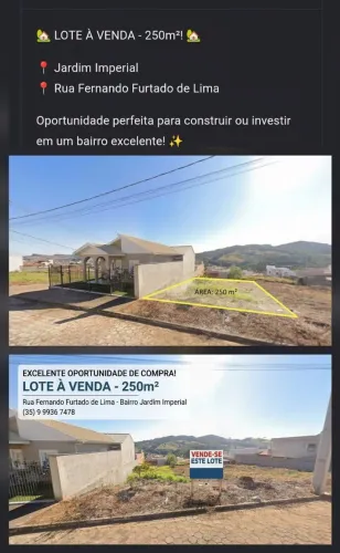 Vendo lote em Cruzília 