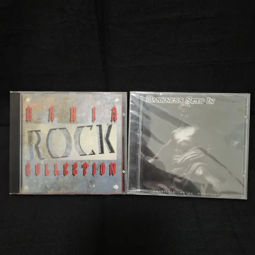 Coletâneas de Metal da Bahia - "Bahia Rock Colection" e "Darkness Sets In" lacrado