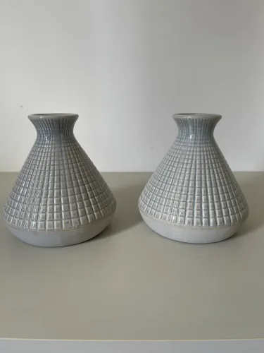 02 vasos em cerâmica - decoração 