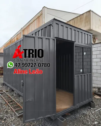 Container Galvanizado para Canteiro de Obras