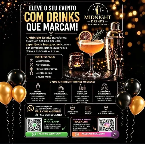 Midnight Drinks - Bar para eventos