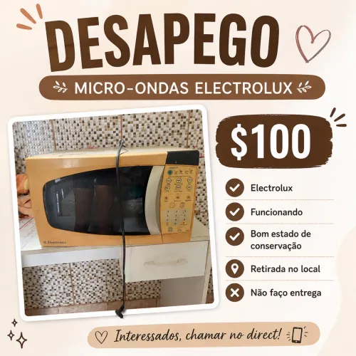 Desapego micro-ondas 