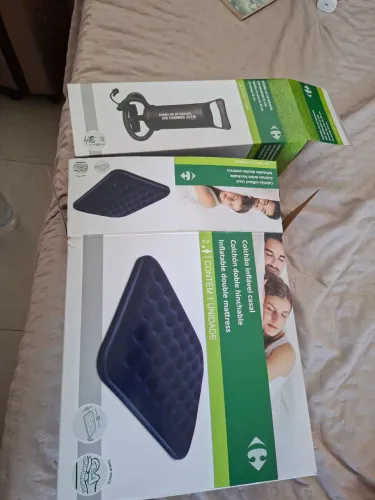 COLCHÃO INFLÁVEL + BOMBA 