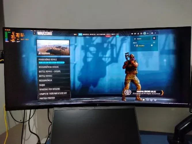 Monitor LG UltraWide Curved, 34WP65C, 34", 160Hz, HDR10, 1ms, LED.